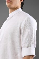 Linea – Chinese Collar Kurta with Cuff Flap - Image 8