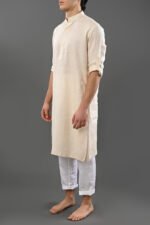 Linea – Chinese Collar Kurta with Cuff Flap - Image 12