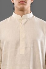 Linea – Chinese Collar Kurta with Cuff Flap - Image 9