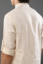 Linea – Chinese Collar Kurta with Cuff Flap - Image 14